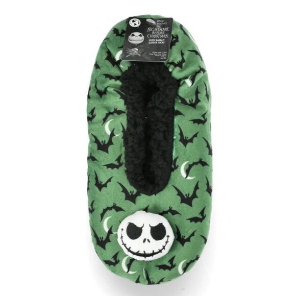 Nightmare Before Christmas Women's Halloween 3D Slipper Socks, Shoe Sizes 7-9.5 - Picture 1 of 3